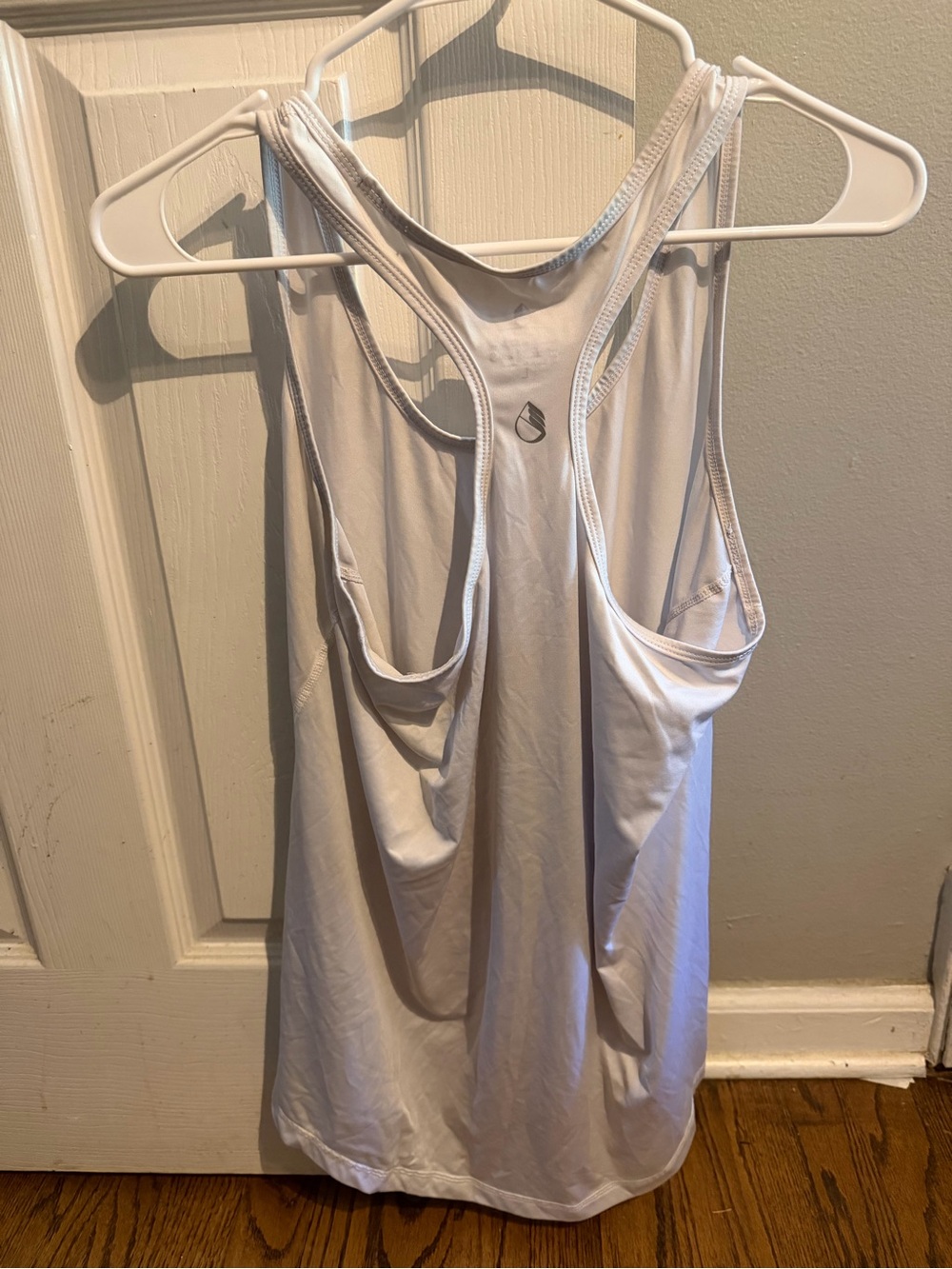 Lightweight White Racerback Tank Top — Performance Staple - Picture 3 of 3